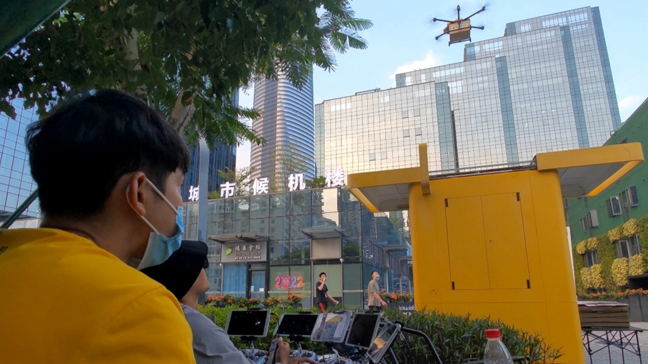 City's drone delivery praised_EYESHENZHEN