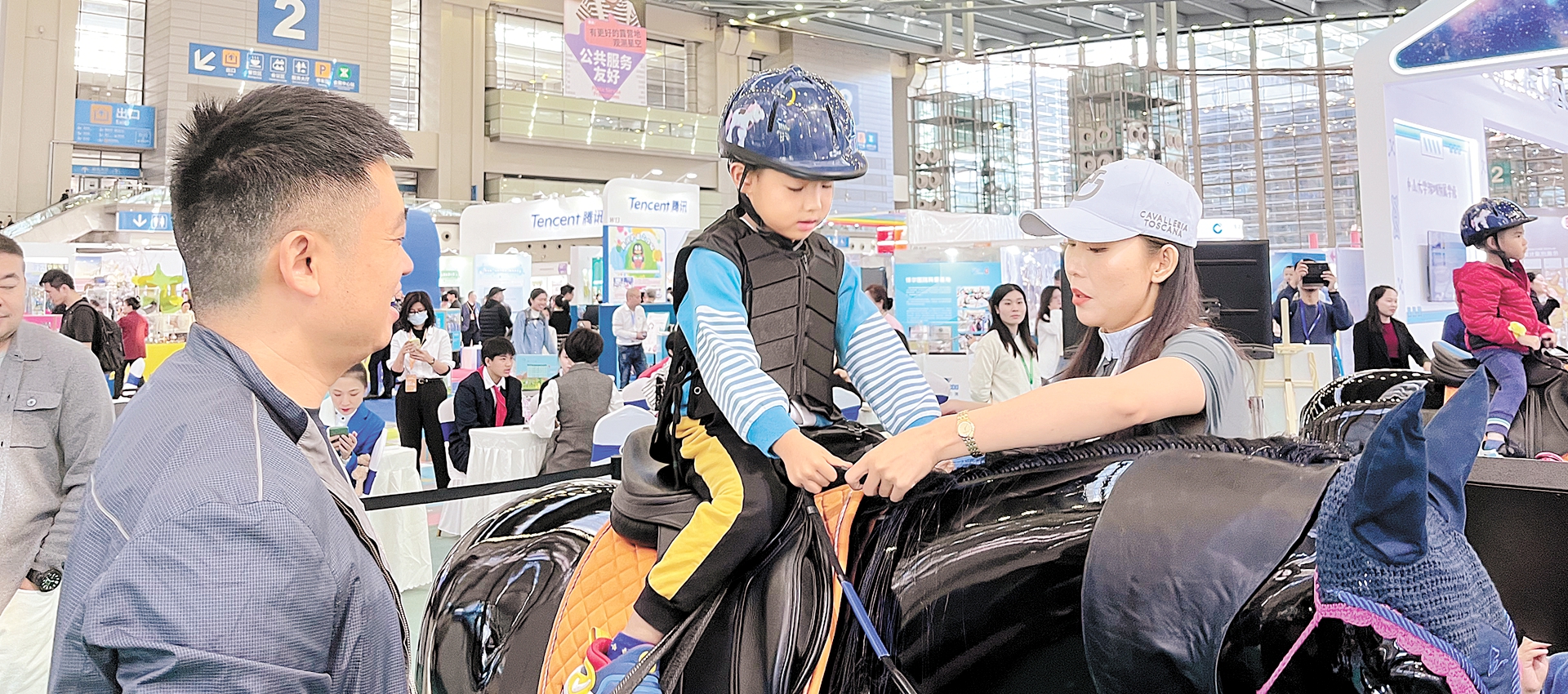 Expo turns into wonderland for kids